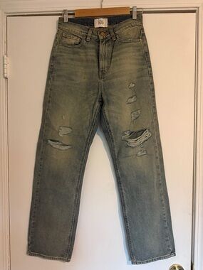 BDG “Cowboy” Straight Leg Distressed Jeans